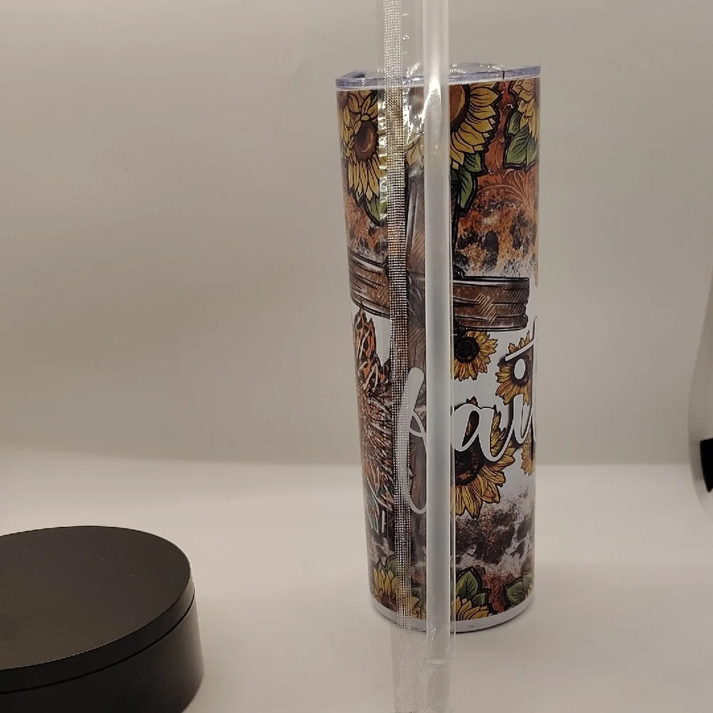 Sunflower Faith 20z Tumbler - Picture 4 of 4